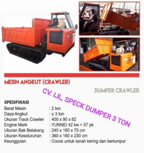 DUMPER CRAWLER 3 TON